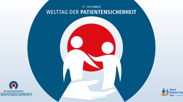 Logo des Welttages der Patientensicherheit am 17. September.