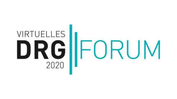 Logo virtuelles DRG Forum im Jahr 2020.