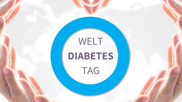 Internationale Symbol für Diabetes und den Weltdiabetestag ist ein blauer Kreis - "Blue Circle".