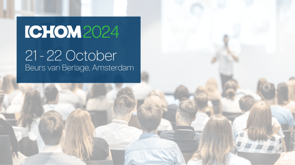 Logo und Titelbild der ICHOM 2024 in Amsterdam