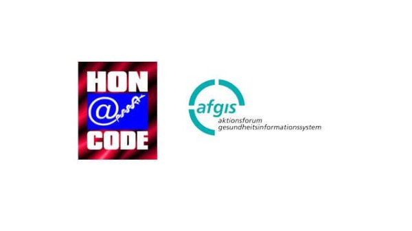 Logo des Siegels von HONCode und Afgis.