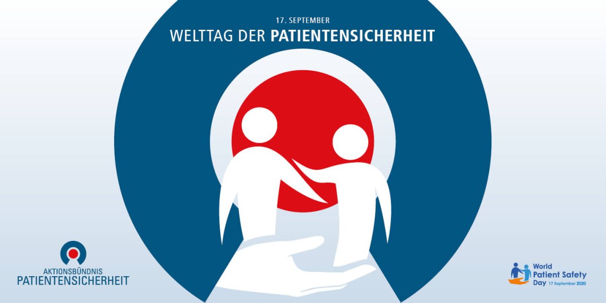 Logo des Welttages der Patientensicherheit am 17. September.